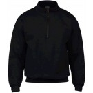 Vintage 1/4 Zip Sweat mit Pneu Auchli Logo auf Rücken mitte